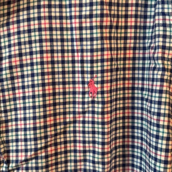 Ralph Lauren Plaid Flat Front L/S Button Down - Picture 3 of 5